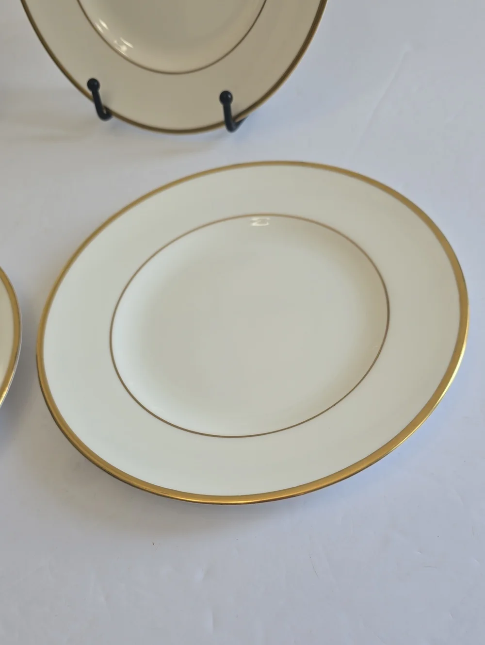 Wedgwood Set Of 4 California Bone China Salad Plates Ivory W4377 Made In England